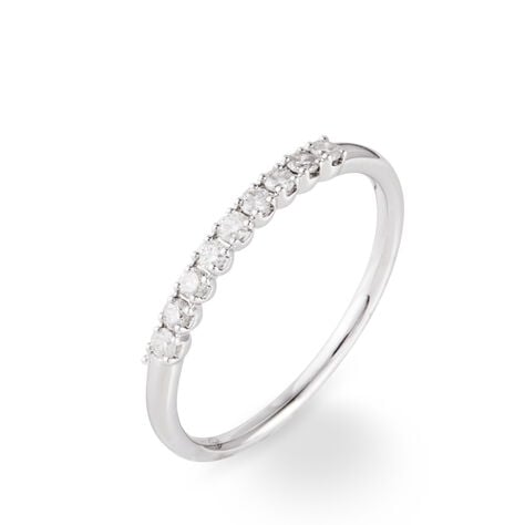 Alliance Eloise Or Blanc Diamant - Alliances Femme | Histoire d&rsquo;Or
