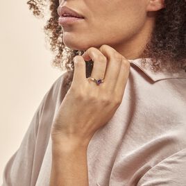 Bague Solitaire Arzula Or Jaune Amethyste - Bagues solitaires Femme | Histoire d’Or