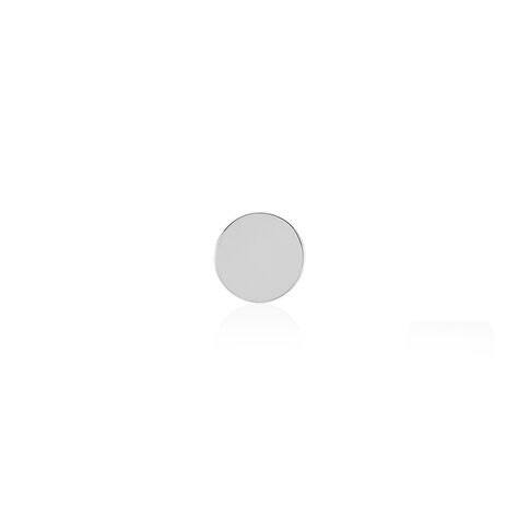 Boucle D'oreille Puce Unitaire Sif Acier Blanc - Boucles d'oreilles fantaisie Homme | Histoire d’Or