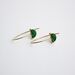 Boucles D'oreilles Pendantes Florica Or Jaune Malachite - Boucles d'oreilles pendantes Femme | Histoire d’Or