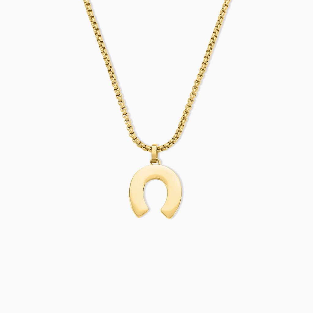 Collier Devy Acier Jaune - Nouveautés Homme | Histoire d’Or