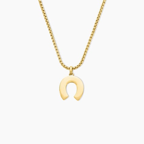 Collier Devy Acier Jaune - Nouveautés Homme | Histoire d’Or