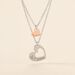 Collier Menia Argent Bicolore