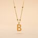 Collier Plaqué Or Jaune Lettra - Colliers fantaisie Femme | Histoire d’Or