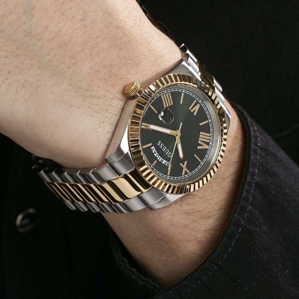 Montre Guess Connoisseur Vert - Montres Homme | Histoire d’Or