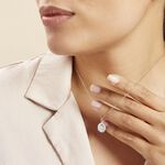 Collier Or Blanc Adil Oxyde De Zirconium - Colliers Femme | Histoire d&rsquo;Or
