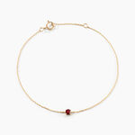 Bracelet Or Jaune Onora Rubis - Bracelets Femme | Histoire d&rsquo;Or