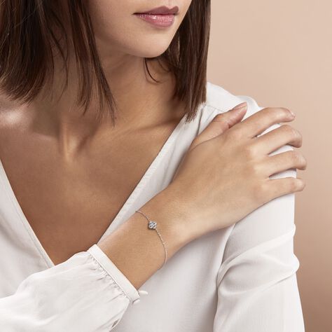 Bracelet Mailys Argent Blanc Oxyde De Zirconium - Bracelets fantaisie Femme | Histoire d’Or