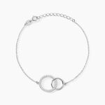 Bracelet Yalaz Argent Blanc Oxyde De Zirconium - Bracelets Femme | Histoire d&rsquo;Or