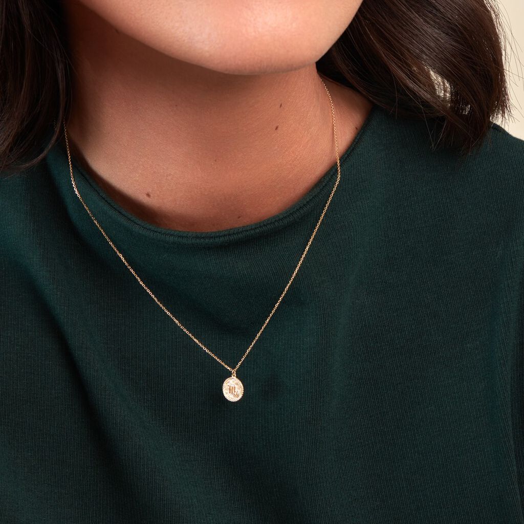 Collier Astrola Or Jaune - Colliers Zodiaque Femme | Histoire d’Or