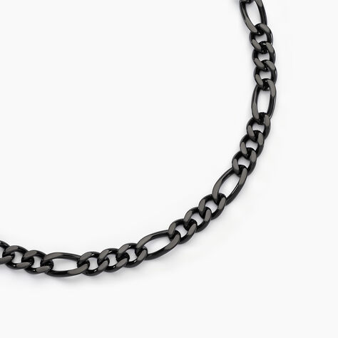 Collier Virgil Acier Noir - Colliers fantaisie Homme | Histoire d’Or