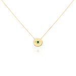 Collier Melchior Or Jaune Emeraude - Colliers Femme | Histoire d&rsquo;Or
