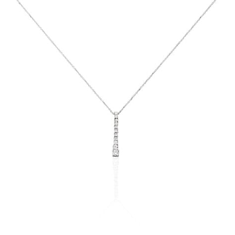 Collier Riviera Or Blanc Diamant - Colliers Femme | Histoire d&rsquo;Or