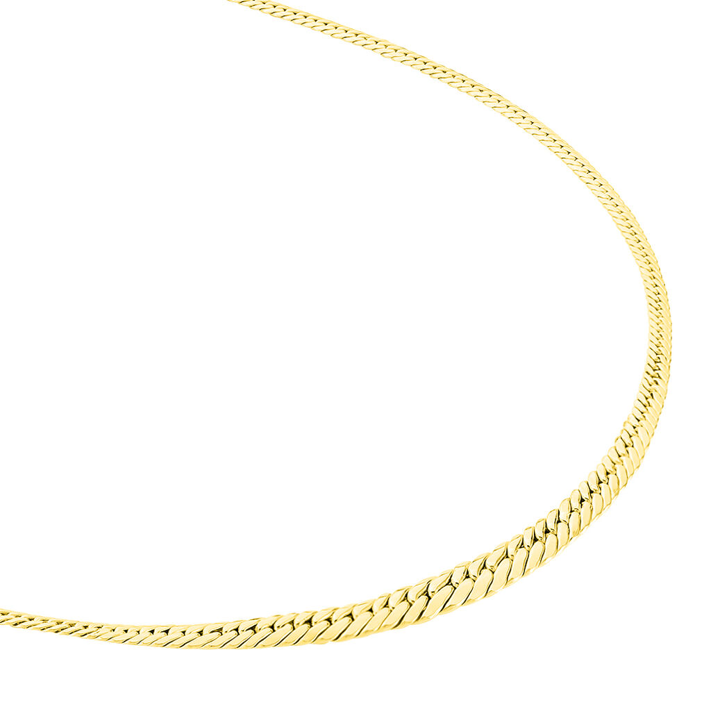Collier Or Jaune Izel Maille Anglaise - Chaines Femme | Histoire d’Or