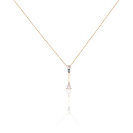 Collier Belen Or Rose Topaze Et Quartz - Colliers Femme | Histoire d’Or