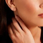 Cr&eacute;oles Plaqu&eacute; Or Jaune Mimy Oxydes De Zirconium - Boucles d'oreilles cr&eacute;oles Femme | Histoire d&rsquo;Or