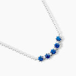 Collier Karrie Argent Blanc Oxyde De Zirconium - Colliers fantaisie Femme | Histoire d&rsquo;Or