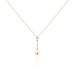 Collier Lynes Argent Rose Perle De Culture Et Oxyde De Zirconium - Colliers fantaisie Femme | Histoire d’Or