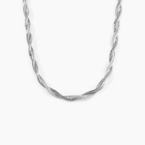 Collier Arkady Argent Blanc - Chaines Femme | Histoire d’Or