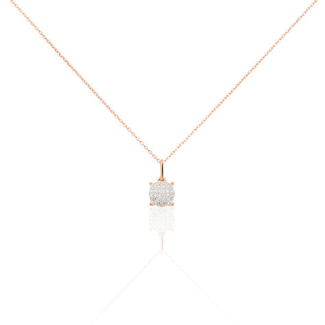 Collier Princesse Or Rose Diamant - Colliers Femme | Histoire d’Or