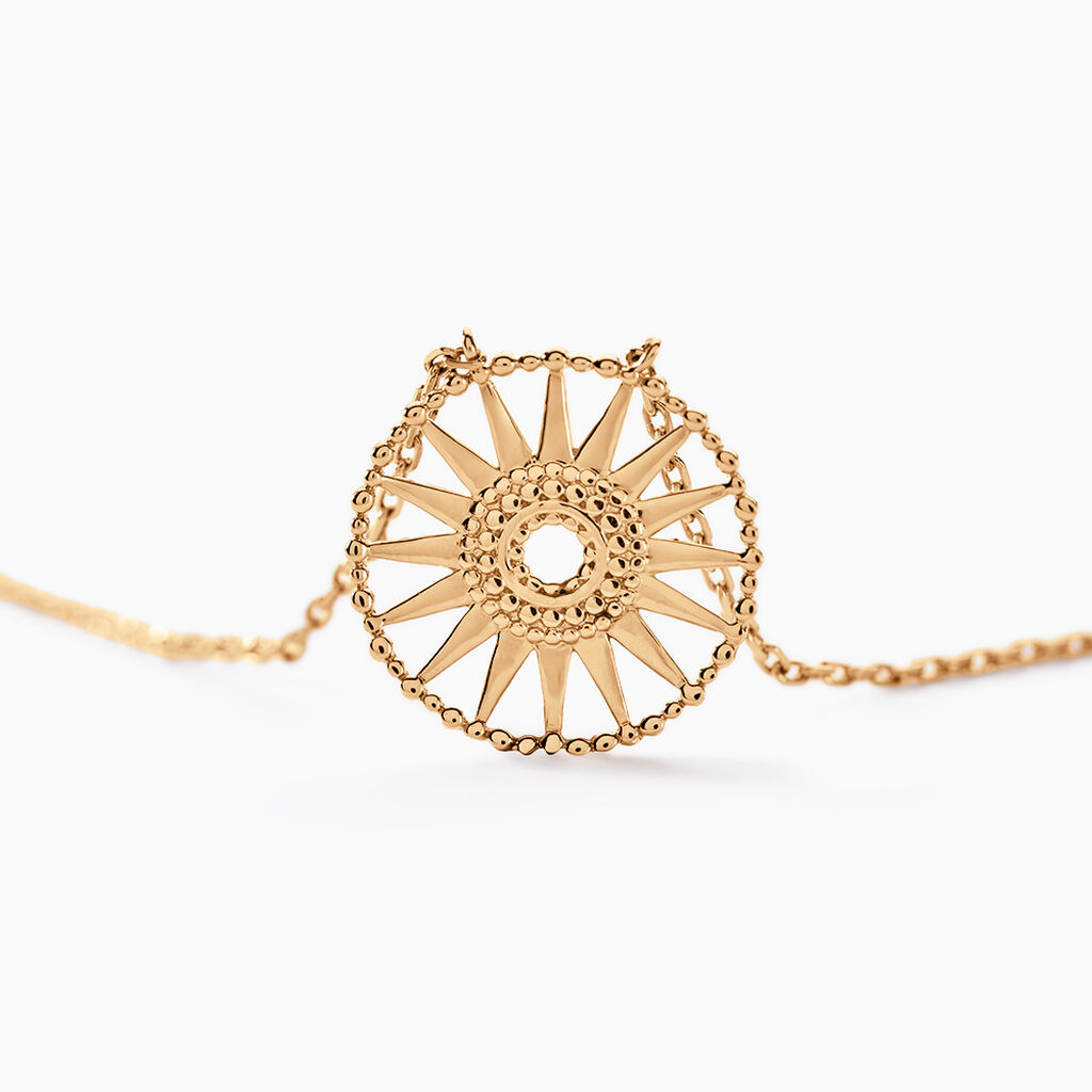 Collier Rosae Plaque Or Jaune - Colliers Femme | Histoire d’Or