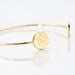 Bracelet Jonc Blanka Plaqué Or Jaune - Bracelets fantaisie Femme | Histoire d’Or