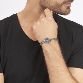 Bracelet Yoan Acier Blanc - Bracelets fantaisie Homme | Histoire d’Or