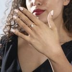 Bague Solitaire Fiona Or Jaune Diamant Synthetique - Bagues solitaires Femme | Histoire d&rsquo;Or