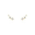 Bijoux D'oreilles Raffaele Or Jaune Oxyde De Zirconium - Ear cuffs Femme | Histoire d&rsquo;Or