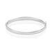 Bracelet Jonc Thaira Argent Blanc - Bracelets joncs Femme | Histoire d’Or