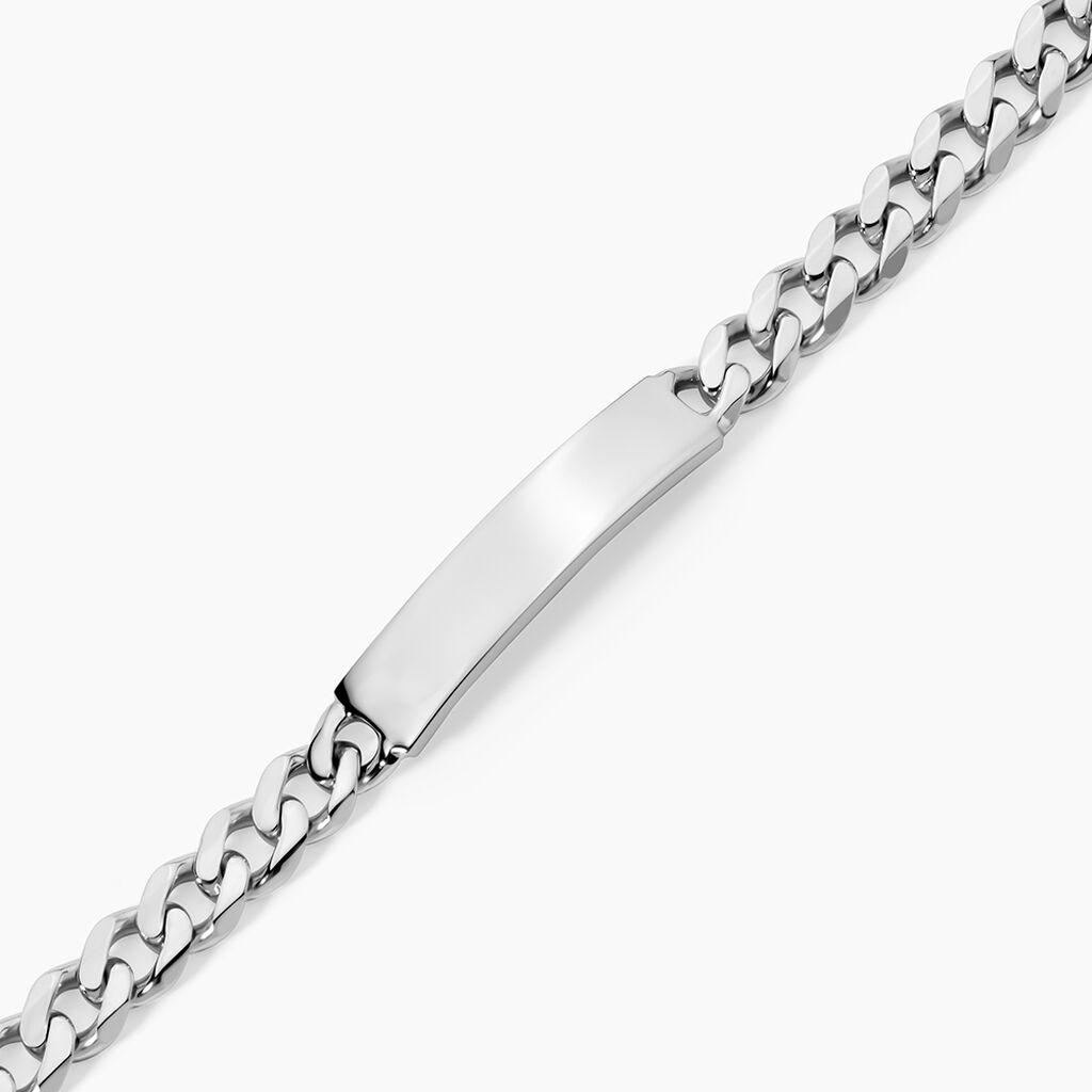 Bracelet Identit&eacute; Casper Argent Blanc - F&ecirc;te des m&egrave;res Femme | Histoire d&rsquo;Or