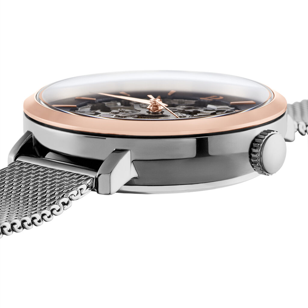 Montre Pierre Lannier Automatique 35 Acier Gris - Montres Femme | Histoire d’Or