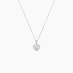 Collier Dari Or Blanc Oxyde De Zirconium - Colliers Femme | Histoire d&rsquo;Or