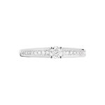 Bague Solitaire Aramis Or Blanc Diamant - Bagues solitaires Femme | Histoire d&rsquo;Or