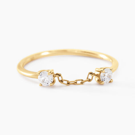 Bague Orion Or Jaune Oxyde De Zirconium - Bagues avec pierre Femme | Histoire d’Or
