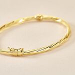 Bracelet Jonc Anaisaae Torsade Or Jaune - Bracelets joncs Femme | Histoire d&rsquo;Or