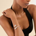 Bracelet Jonc Allure Argent Blanc - Bracelets joncs Femme | Histoire d&rsquo;Or