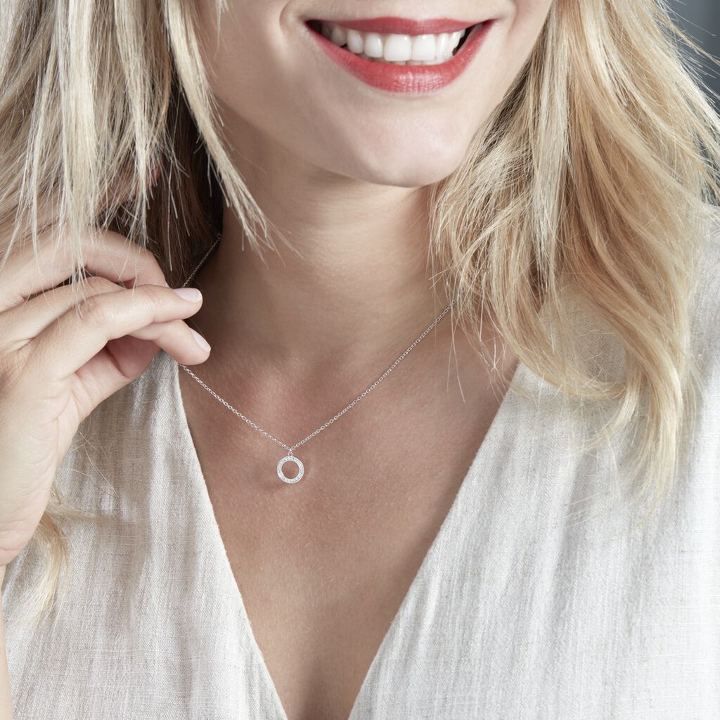 Collier Prisco Argent Oxyde De Zirconium - Colliers fantaisie Femme | Histoire d’Or