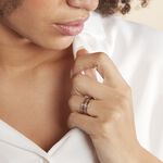 Bague Eleonore Or Tricolore Diamant - Bagues avec pierre Femme | Histoire d&rsquo;Or