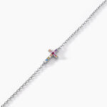 Bracelet Ha&iuml;vy Argent Blanc Oxyde De Zirconium - Bracelets Femme | Histoire d&rsquo;Or