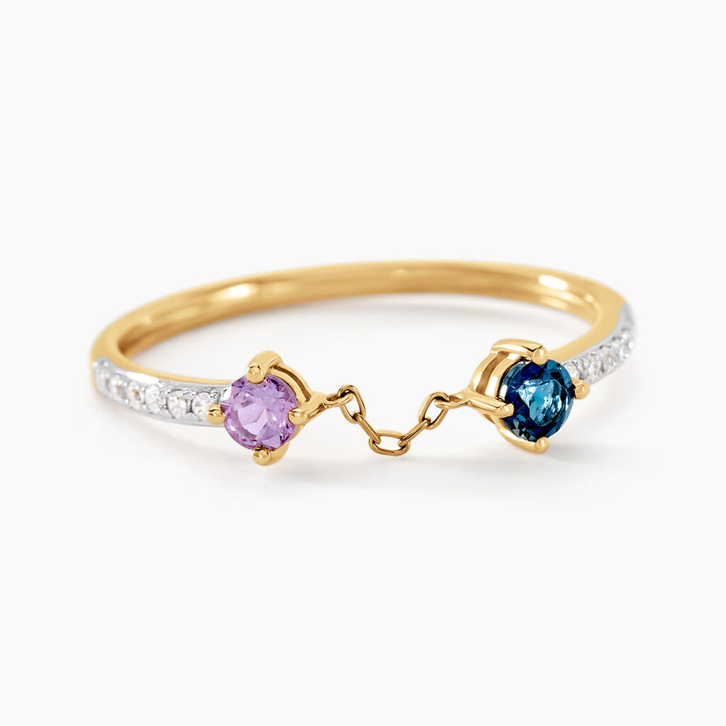 Bague Esmerald Rendez-vous Or Jaune Emeraude - Soldes Femme | Histoire d’Or