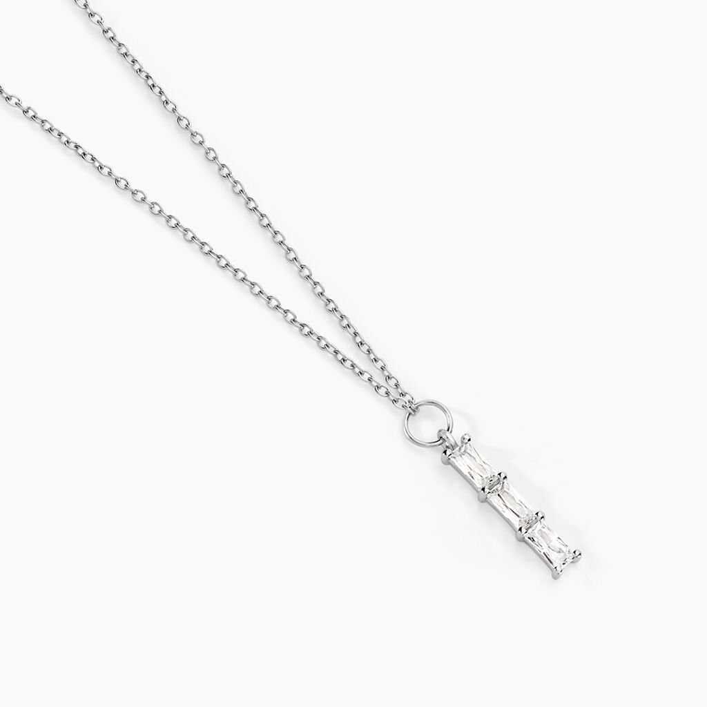Collier Nikolia Argent Blanc Oxyde De Zirconium - Nouveautés Femme | Histoire d’Or
