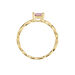 Bague Kurt Plaqué Or Jaune Oxyde De Zirconium - Bagues solitaires Femme | Histoire d’Or