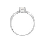 Bague Maryna Argent Blanc Oxyde De Zirconium - Bagues solitaires Femme | Histoire d&rsquo;Or