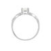 Bague Maryna Argent Blanc Oxyde De Zirconium - Bagues solitaires Femme | Histoire d’Or