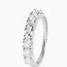 Alliance Eloisa Ld Platine Blanc Diamant Synth&eacute;tique - Alliances Femme | Histoire d&rsquo;Or
