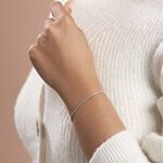 Bracelet Helaine Argent Blanc - Bracelets cha&icirc;ne Femme | Histoire d&rsquo;Or