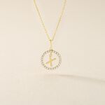 Pendentif Gabe Or Jaune Oxyde De Zirconium - Pendentifs Femme | Histoire d&rsquo;Or