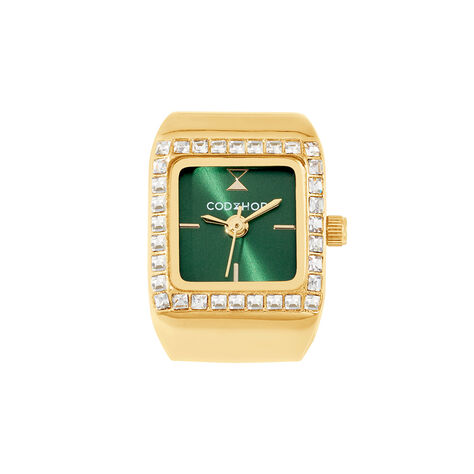 Montre Codhor Montre  Bague Cléo Vert - Nouveautés montres Femme | Histoire d’Or