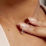 Collier Tylane Or Blanc Diamant - Colliers Femme | Histoire d&rsquo;Or